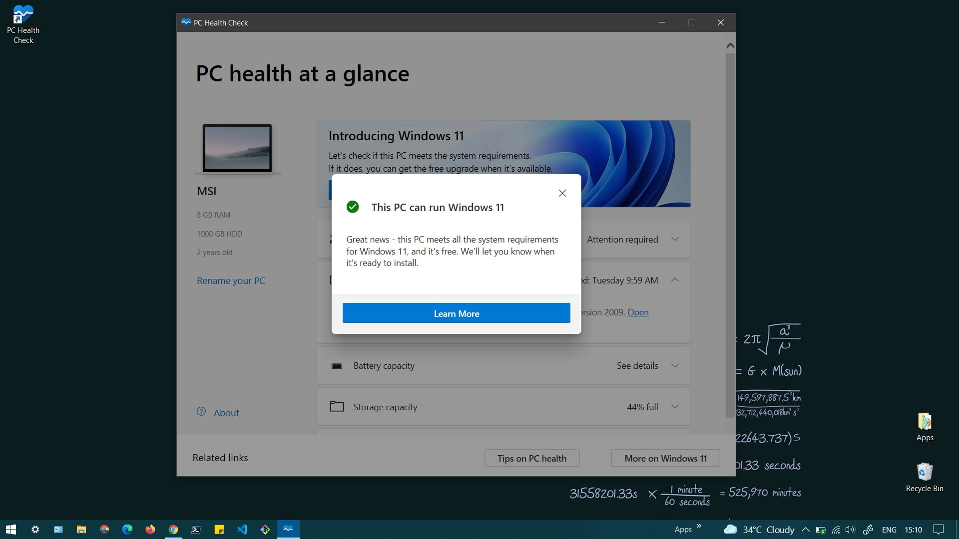 How To Check If Your PC Is Compatible To Run Windows 11using PC Health ...